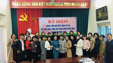 Kỉ niệm ngày phụ nữ Việt Nam 20/10/2022, Công đoàn trường Tiểu học Hiệp Cường đã tổ chức buổi tọa đàm nhằm ôn lại mục đích, ý nghĩa của ngày thành lập Hội liên hiệp phụ nữ Việt Nam 20/10.